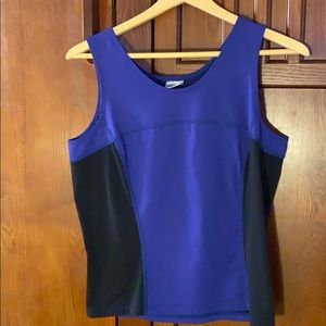 Mountain Coop contrast tank top Sz M 22-17-QUIT